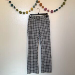 Style & Co. Plaid Ponte Knit Pull-on Bootcut Pants - Size Small